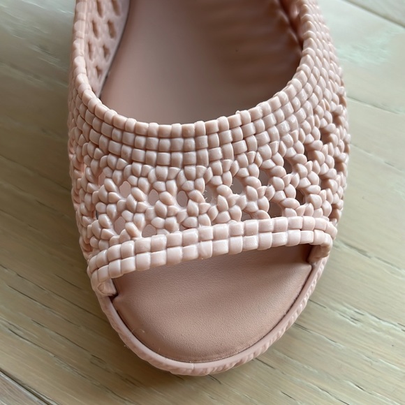 Melissa x Jason Wu jelly pink peep-toe flats. Size 8 US / 39 EU - Picture 4 of 7